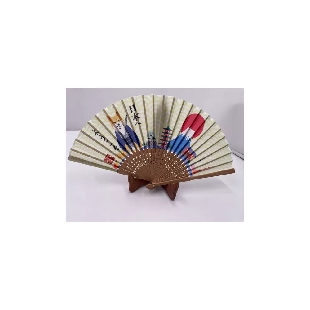 EVENTAIL - JAPON - Shiba Inu Samurai