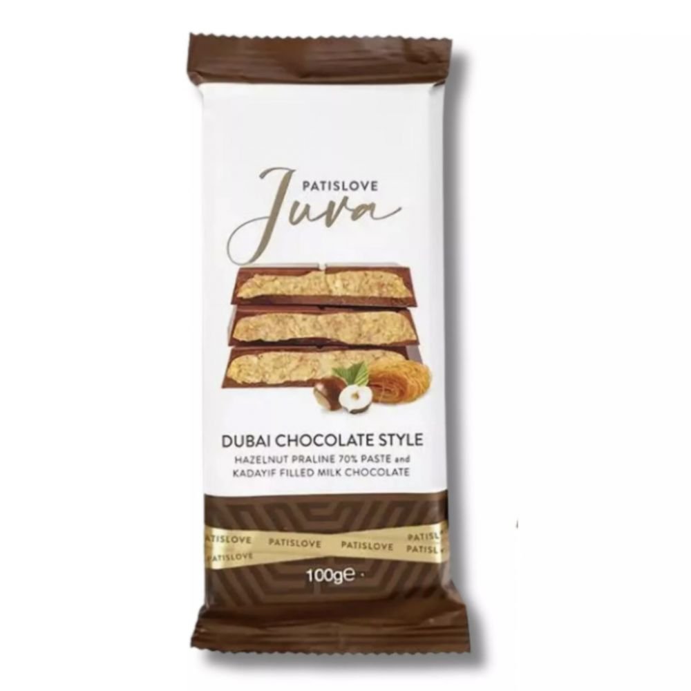 PRALINÉ NOISETTE ET CHOCOLAT AU LAIT KADAYIF 100G