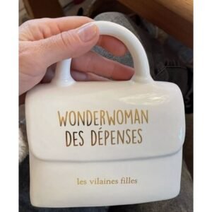 TIRELIRE SAC À MAIN - WONDERWOMAN DES DÉPENSES