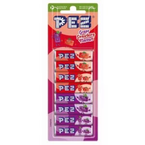 PEZ - 8 recharges saveur Raisin-fraise