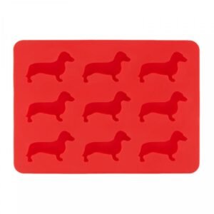 Moule à glaçons Teckel rouge
