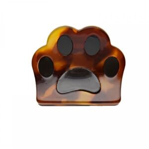 Mini pince CHEVEUX Patte de chat marron