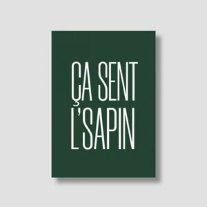 Carte "Voeux" - Ca sent le sapin...de Noël