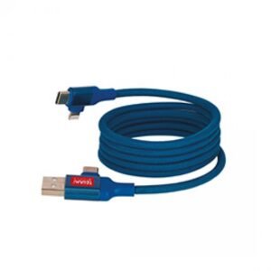 CABLE MAGNETIQUE BLEU 4 EN 1