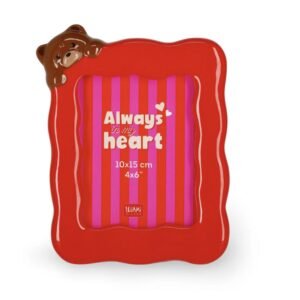 CADRE PHOTO EN CERAMIQUE - TEDDY BEAR