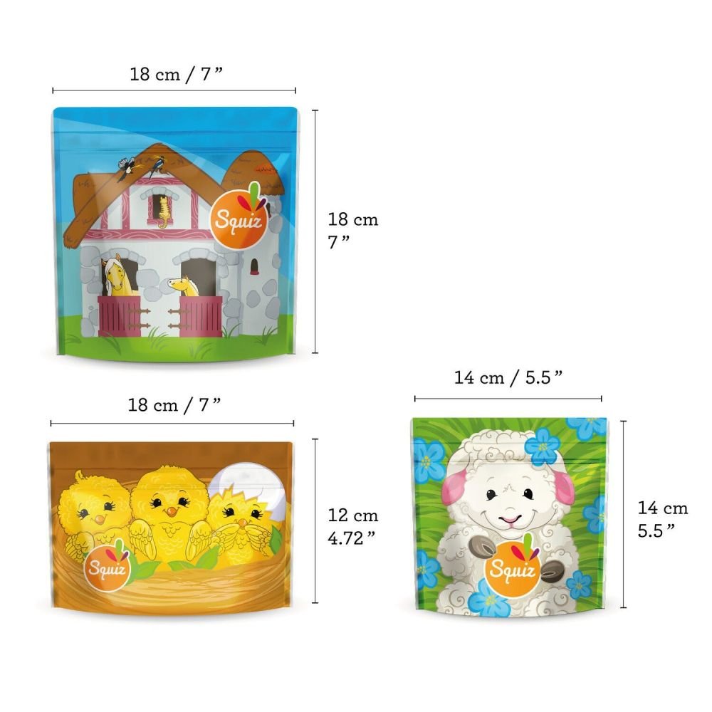 3 SACS A GOUTER REUTILISABLE FERME – Image 3