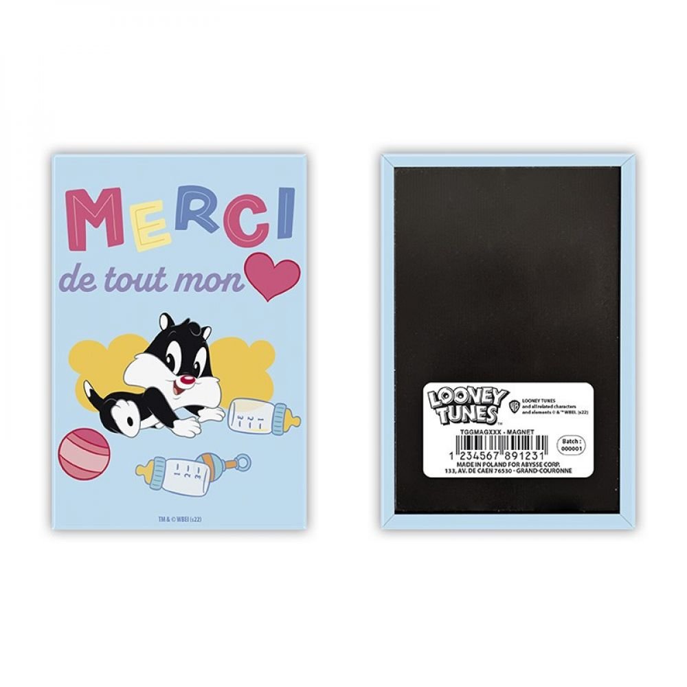 MAGNET - LOONEY TUNES - Grosminet, merci de tout mon coeur – Image 3