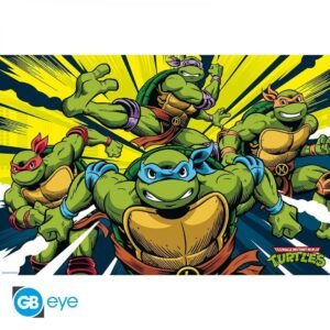 MAXI POSTER TORTUES NINJA - TORTUES EN ACTION