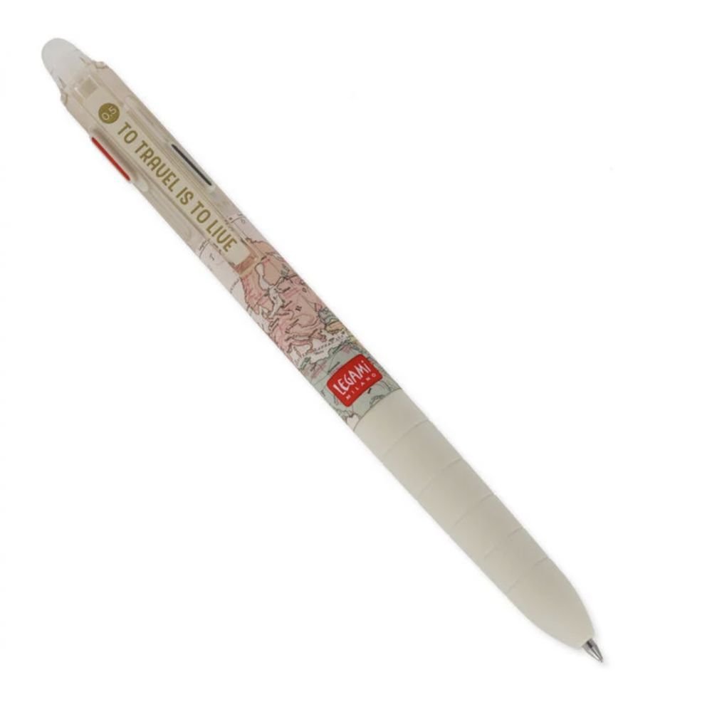 STYLO 3 COULEURS - VOYAGE - EFFACABLE