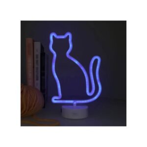 LAMPE LED CHAT EFFET NEON - LEGAMI