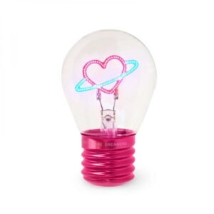 LAMPE DE TABLE AMPOULE - PLANET HEART