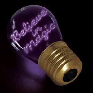 LAMPE DE TABLE AMPOULE - BELIEVE IN MAGIC