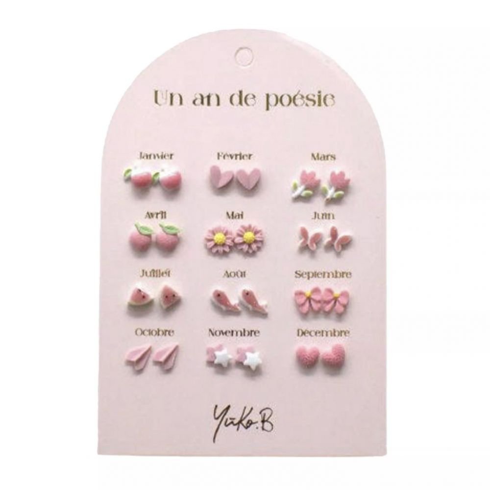 BOUCLES D'OREILLES - UN AN DE POÉSIE