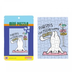 Mini Puzzle (99 pièces) C'est mieux comme chat