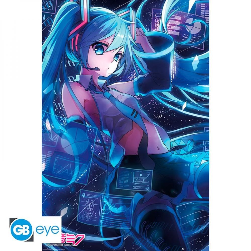 HATSUNE MIKU - Poster Maxi 91,5x61 FSC MIX - Ecran