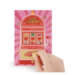 CARTE A GRATTER - LOVE JACKPOT