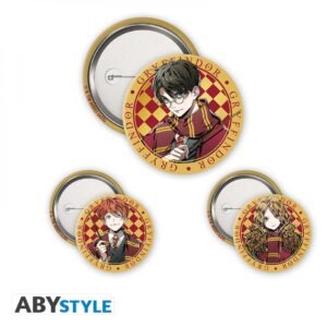 HARRY POTTER - Pack de Badges - Harry, Hermione & Ron