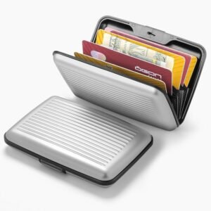 PORTE CARTES ACIER - SILVER - STOCKHOLM