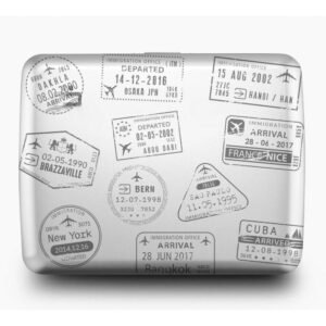 PORTE CARTES ACIER - TRAVEL SILVER - OSLO