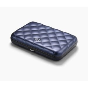 PORTE CARTES ACIER - BLEU MARINE - HELSINKI