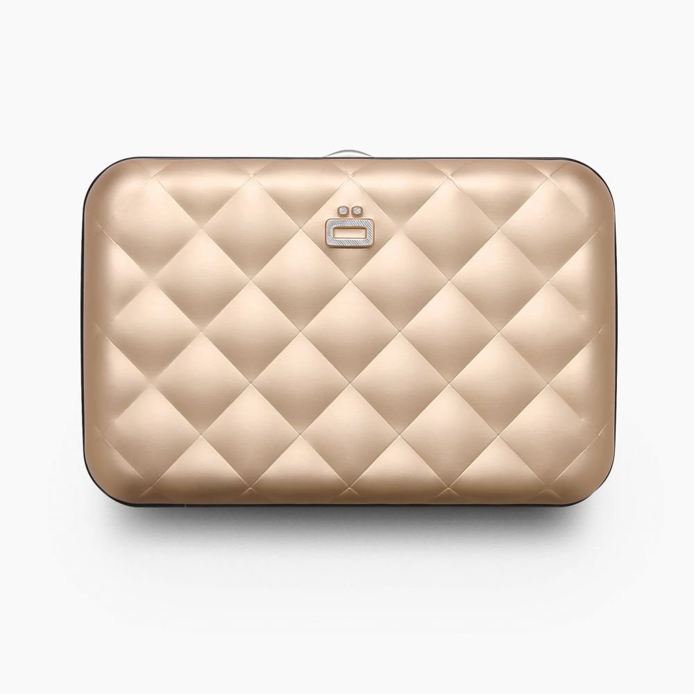 PORTE CARTES ACIER - OR ROSE - HELSINKI – Image 2