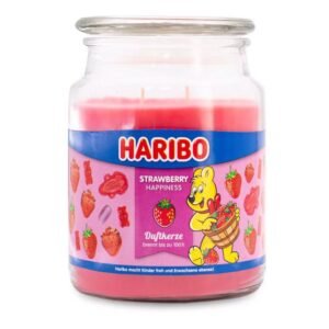 Bougie Haribo STRAWBERRY HAPPINESS 510g