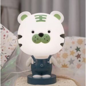 LAMPE VEILLEUSE TIGRE BLEU