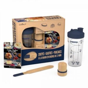 COFFRET SHAKER, TAMPON HUILEUR ET SPATULE CREPE