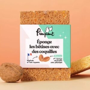LOT DE 2 EPONGES GRATTANTES 100% RECYCLABLES