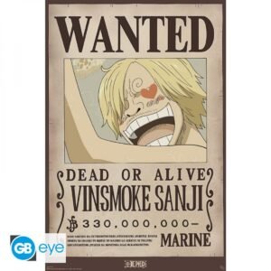 MAXI POSTER - ONE PIECE - Wanted Vinsmoke Sanji
