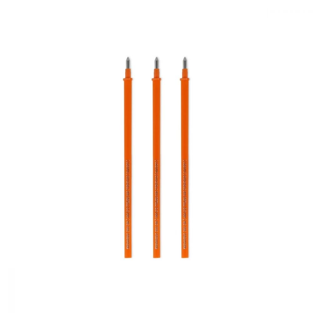 3 RECHARGES ENCRE ORANGE GEL EFFAÇABLE – Image 2