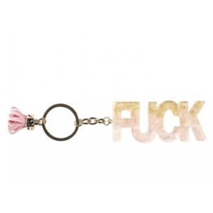 PORTE CLÉ EN RESINE - FUCK