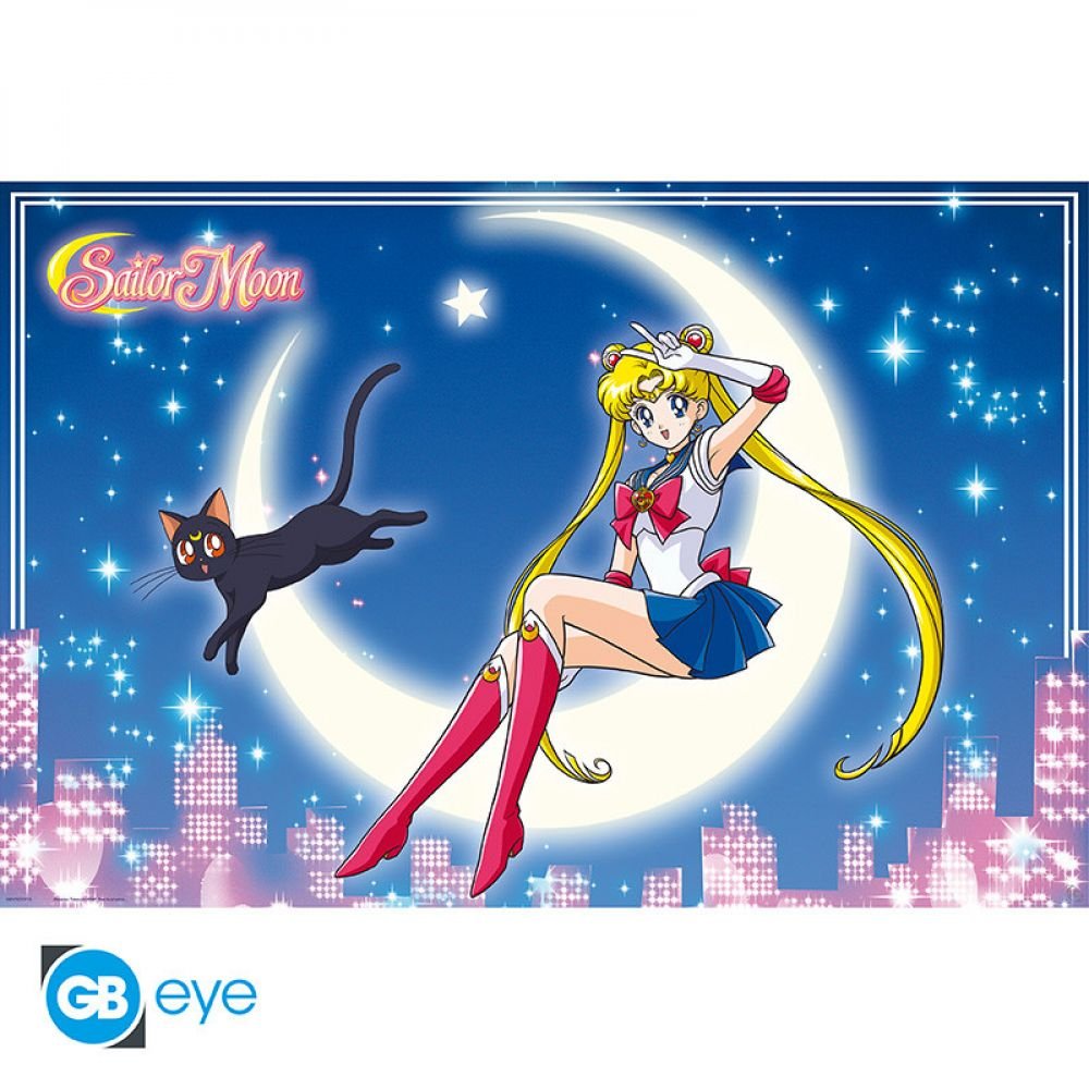 SAILOR MOON - Poster Maxi 91,5x61 - Sailor Moon & Luna
