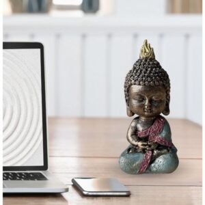 STATUE BOUDDHA MEDITATION OR FENG ET SHUI