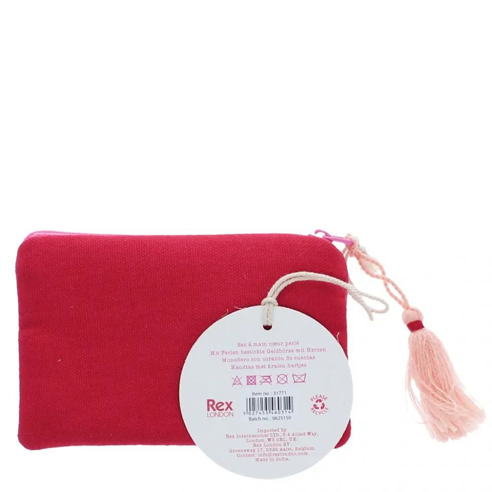 Porte-monnaie en perles Cœur - FAIT MAIN – Image 2
