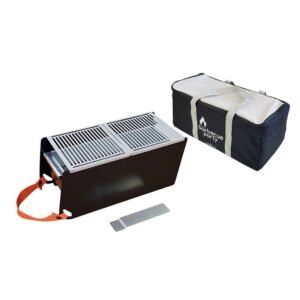 BARBECUE DE TABLE A CHARBON ET EAU