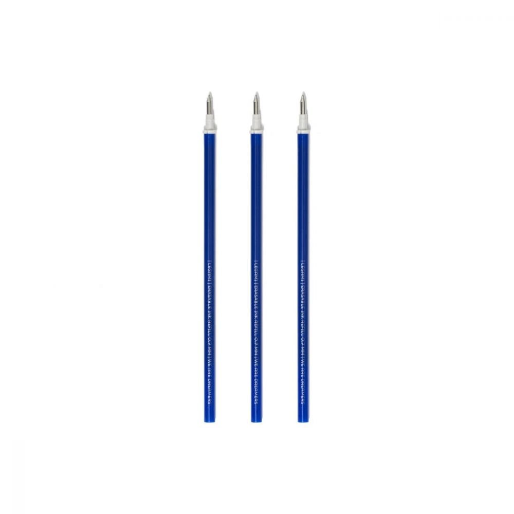 3 RECHARGES ENCRE BLEU GEL EFFAÇABLE - LEGAMI