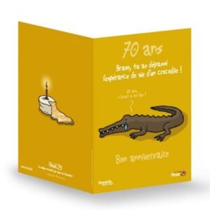 CARTE A SOUHAIT - BON ANNIV - 70 ANS