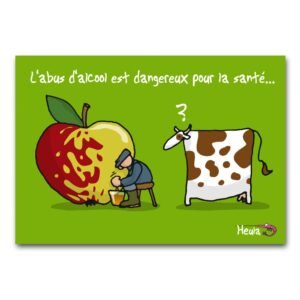 CARTE POSTALE - L'ABUS D'ALCOOL