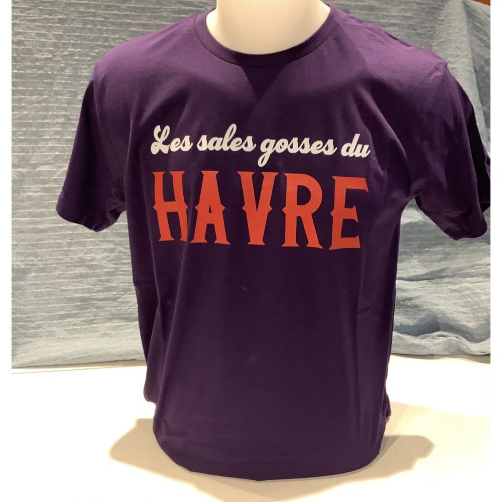 T-SHIRT VIOLET LES SALES GOSSES DU HAVRE