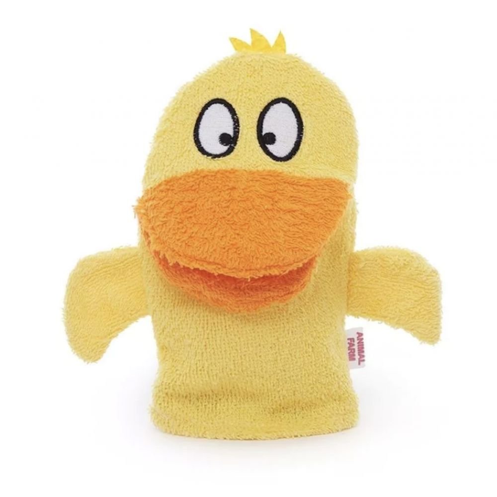 GANT DE TOILETTE CANARD 100% COTON