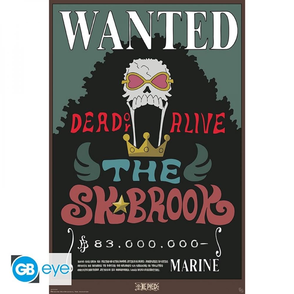 MAXI POSTER - ONE PIECE - Wanted Brook