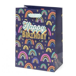 SAC CADEAU - M - RAINBOW HEARTS