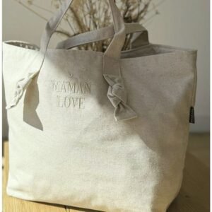 CITY BAG COTON SABLE - MAMAN LOVE