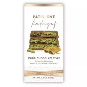 CHOCOLAT AU LAIT PISTACHE KADAYIF 100G