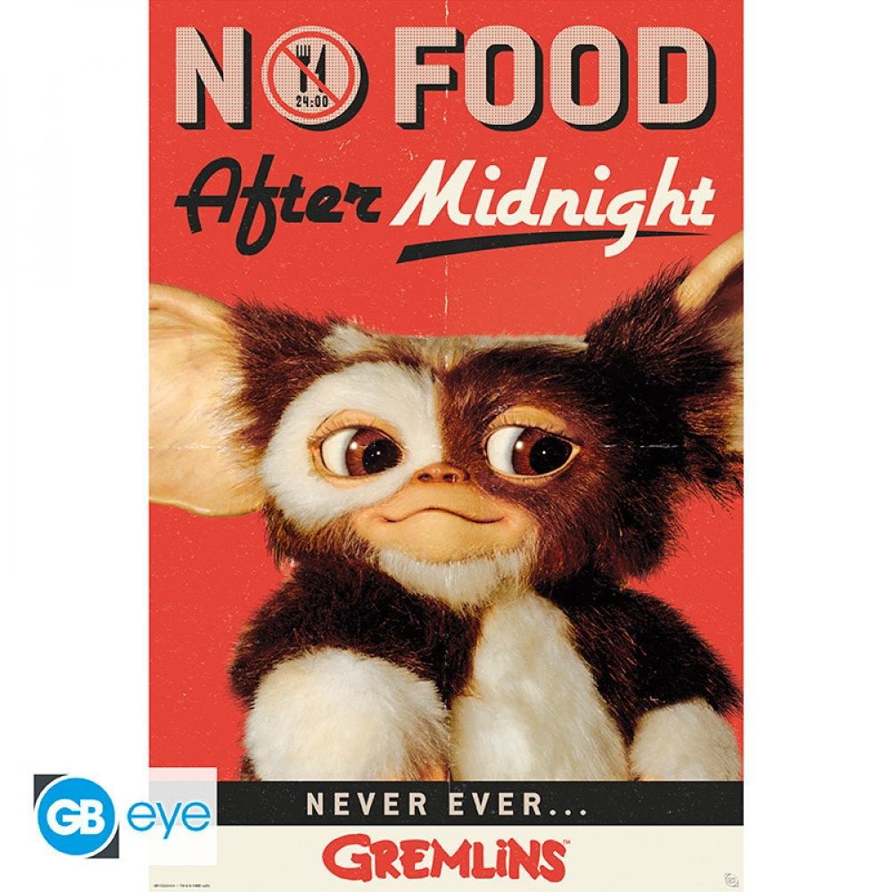 GREMLINS - Poster Maxi 91,5x61 FSC MIX - NO food after midnight