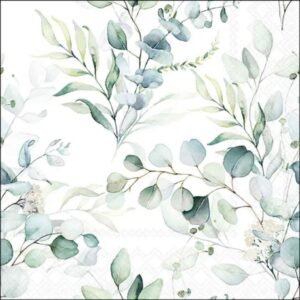 20 SERVIETTES 33X33 - EUCALYPTUS