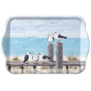 PLATEAU GOELANDS 13X22CM MELAMINE