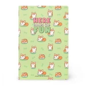 CAHIER A5 PAGES BLANCHES - CORGI