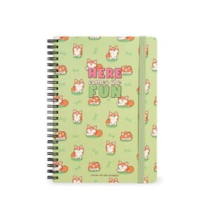 CAHIER  SPIRAL LIGNE MAXI - CORGI